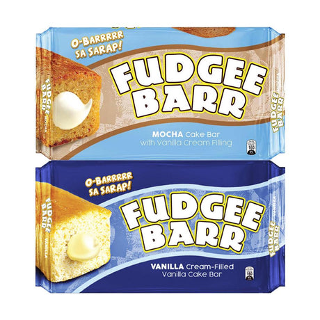 Fudgee Barr Mocha & Vanilla Cake Bar (10 x 39g) × 2 Pcs