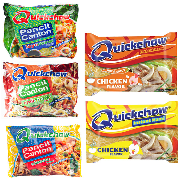 Quickchow Pancit Canton 5 Flavor (Combo) Offer