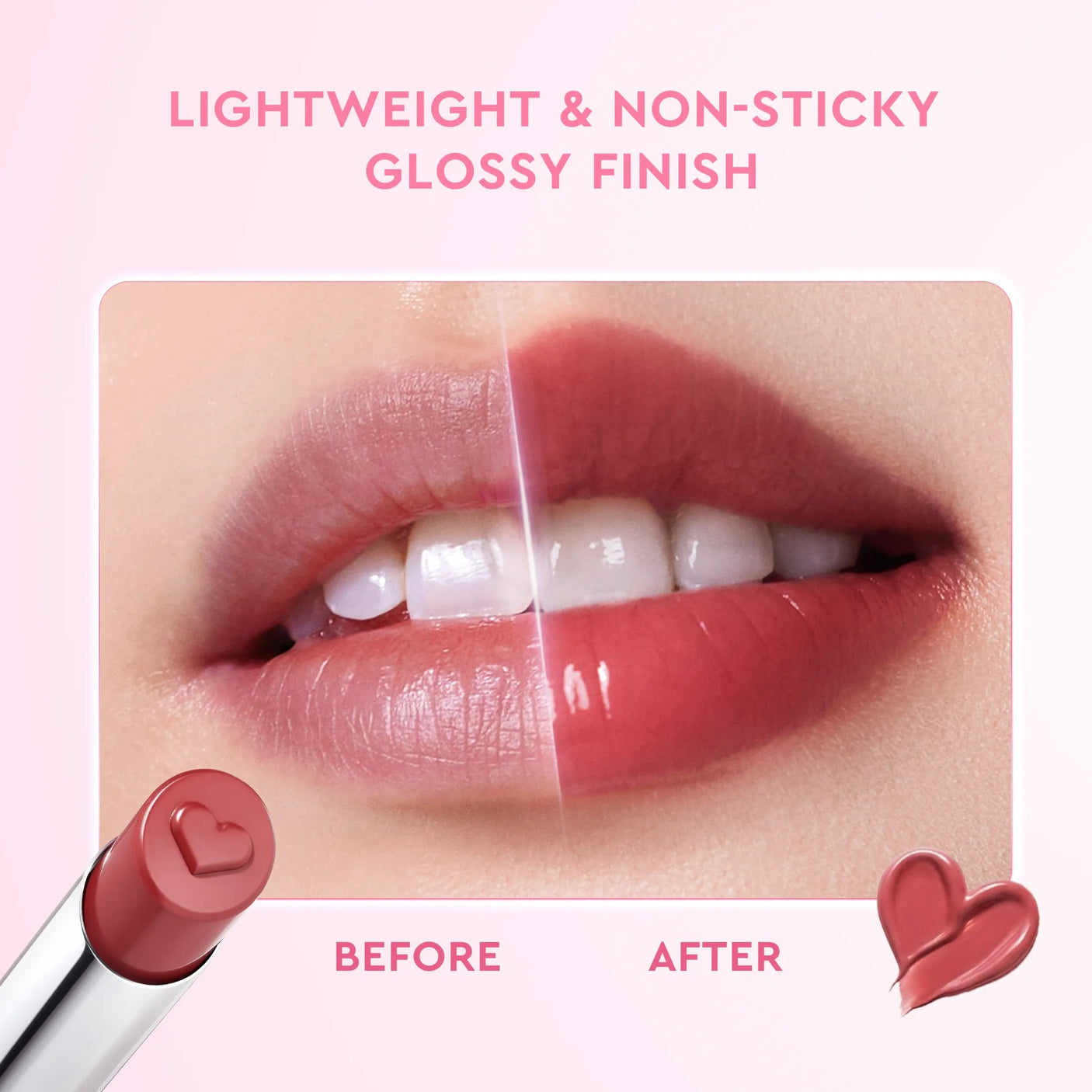 بلسم شفاه مرطب وملوّن يمنح الشفاه مظهراً متألقاً من Glad2Glow - 3 جم
