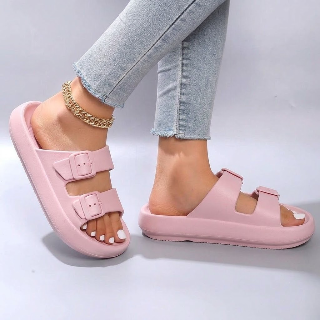 High Quality Cloud Cushion Anti-Slip Fashion Slippers L863-17