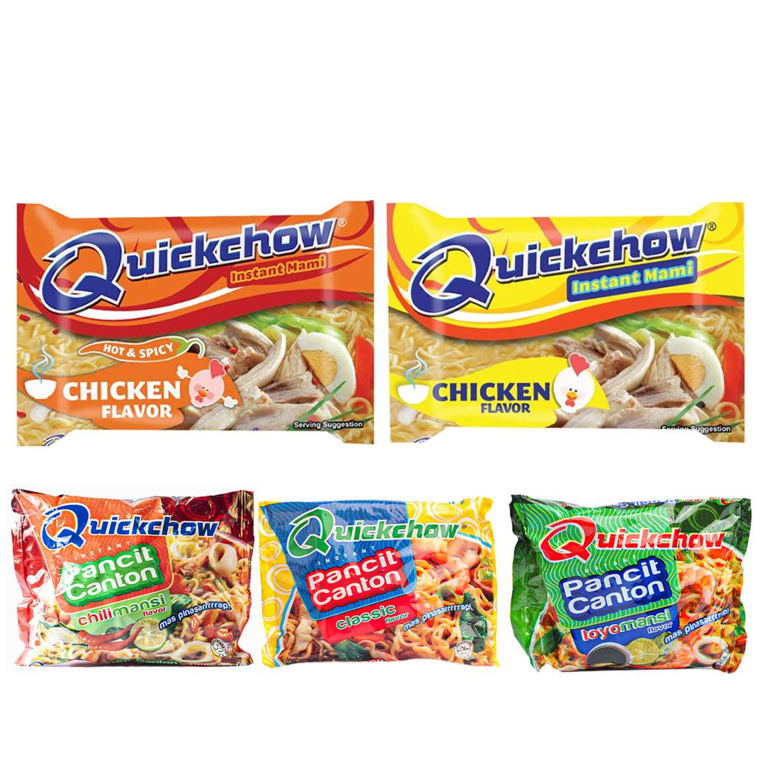 Quickchow Pancit Canton 5 Flavor (Combo) Offer