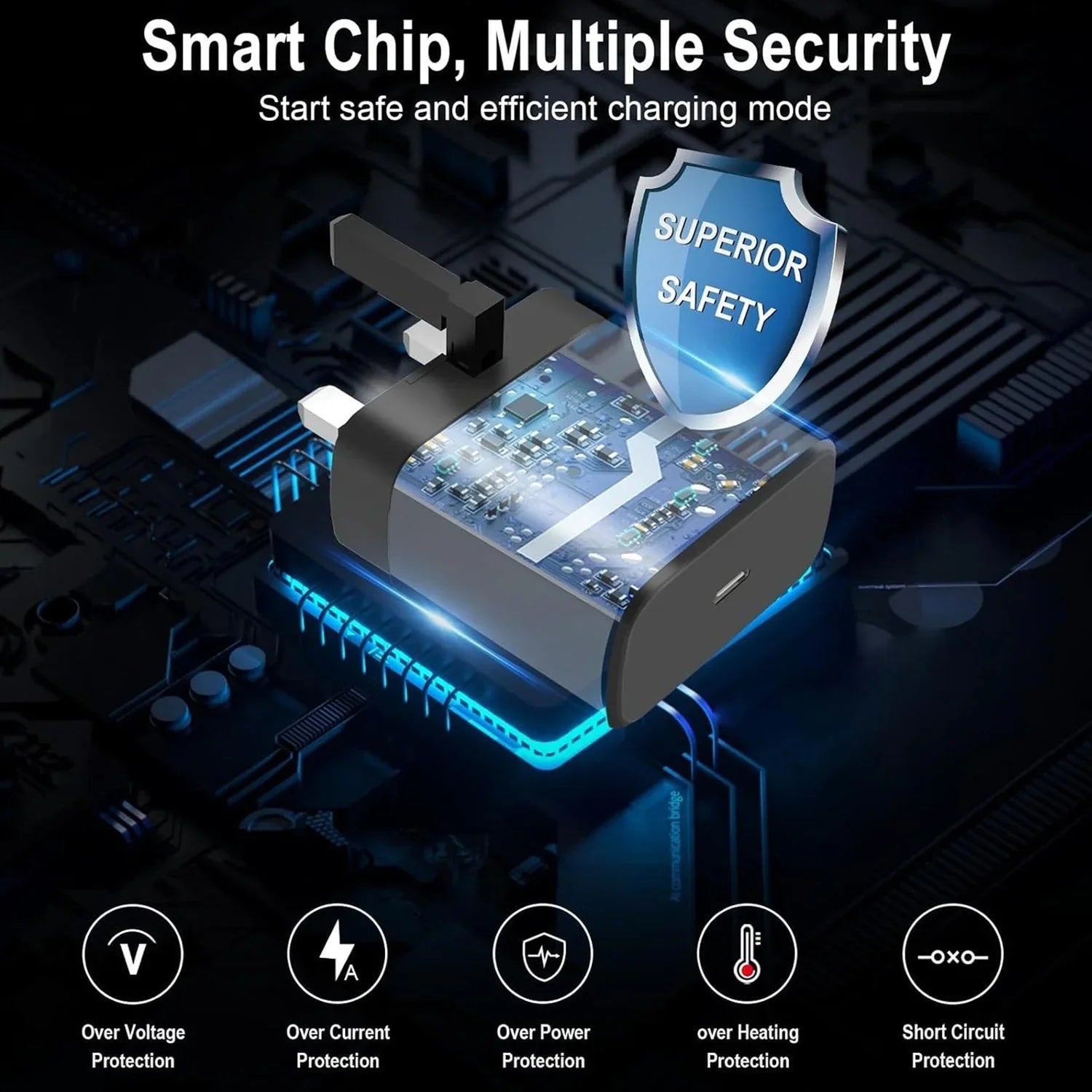 Fast Charger 25W PD Adapter USB-C