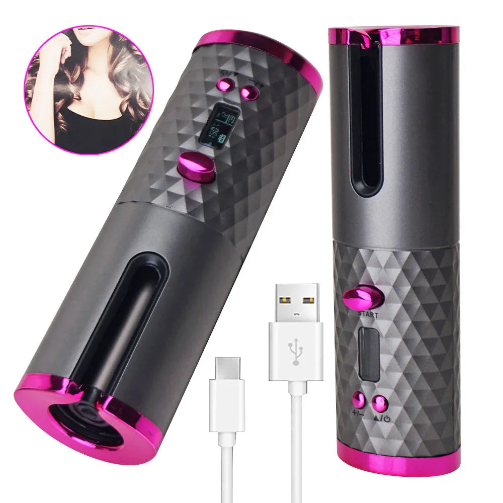 Cordless Automatic Professional Hair Curler