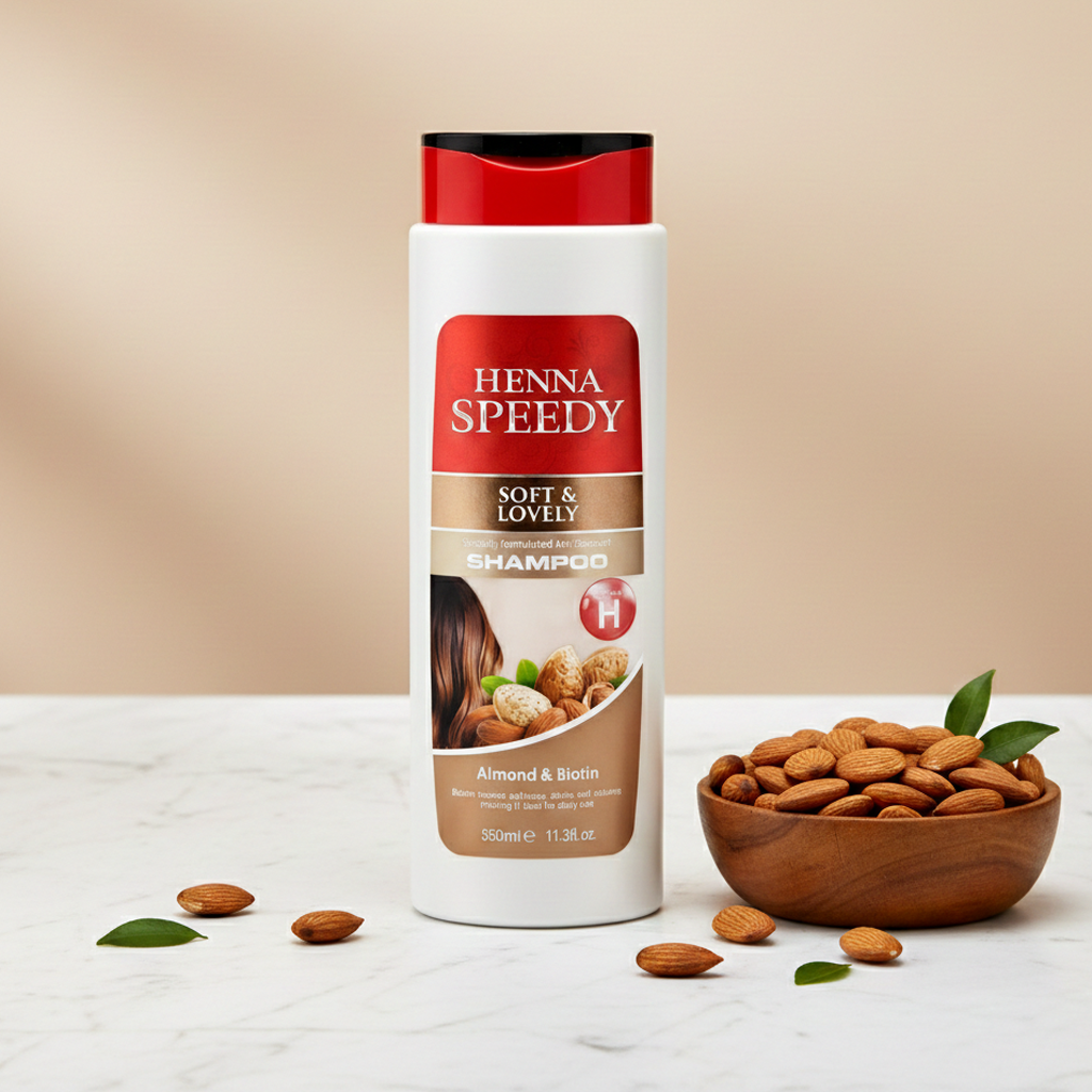 Henna Speedy Soft & Lovely Almond Shampoo - 350ml