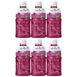 Mogu Mogu Grape Juice with Nata de Coco - 320ml × 6 Pcs