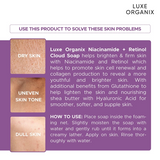 Luxe Organix Niacinamide + Retinol Cloud Soap - 180g