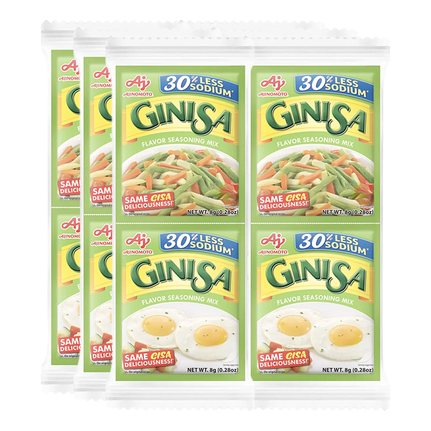 Ajinomoto Ginisa Flavor Seasoning Mix Less Sodium - 8g x 12 Pcs
