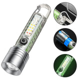 مصباح يدوي LED محمول قابل لإعادة الشحن عبر USB