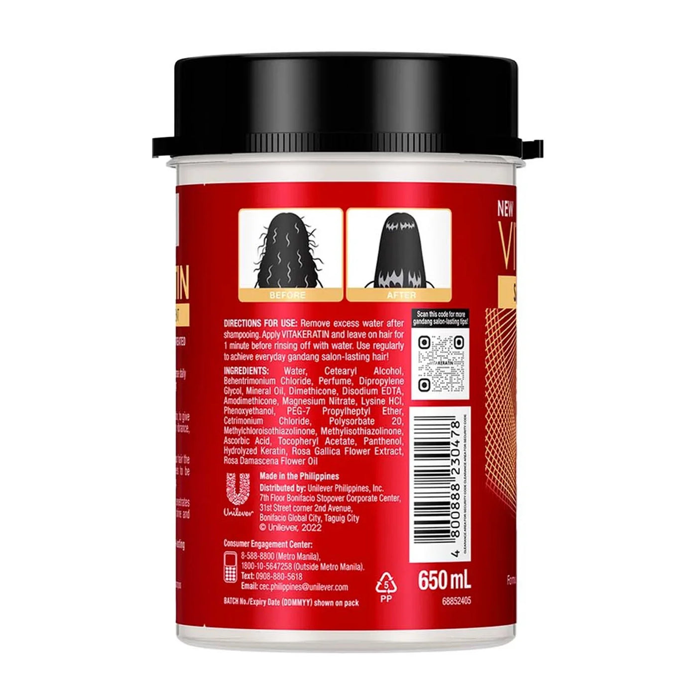 Vita Keratin Salon Hair Treatment Color Shine - 650ml