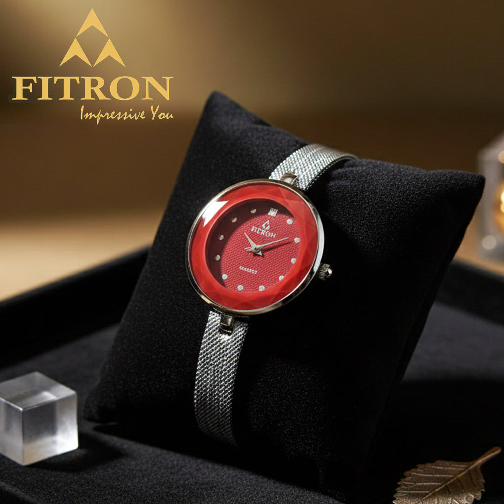 ساعة يد نسائية فاخرة من فيترون بتصميم فريد من نوعه - #907