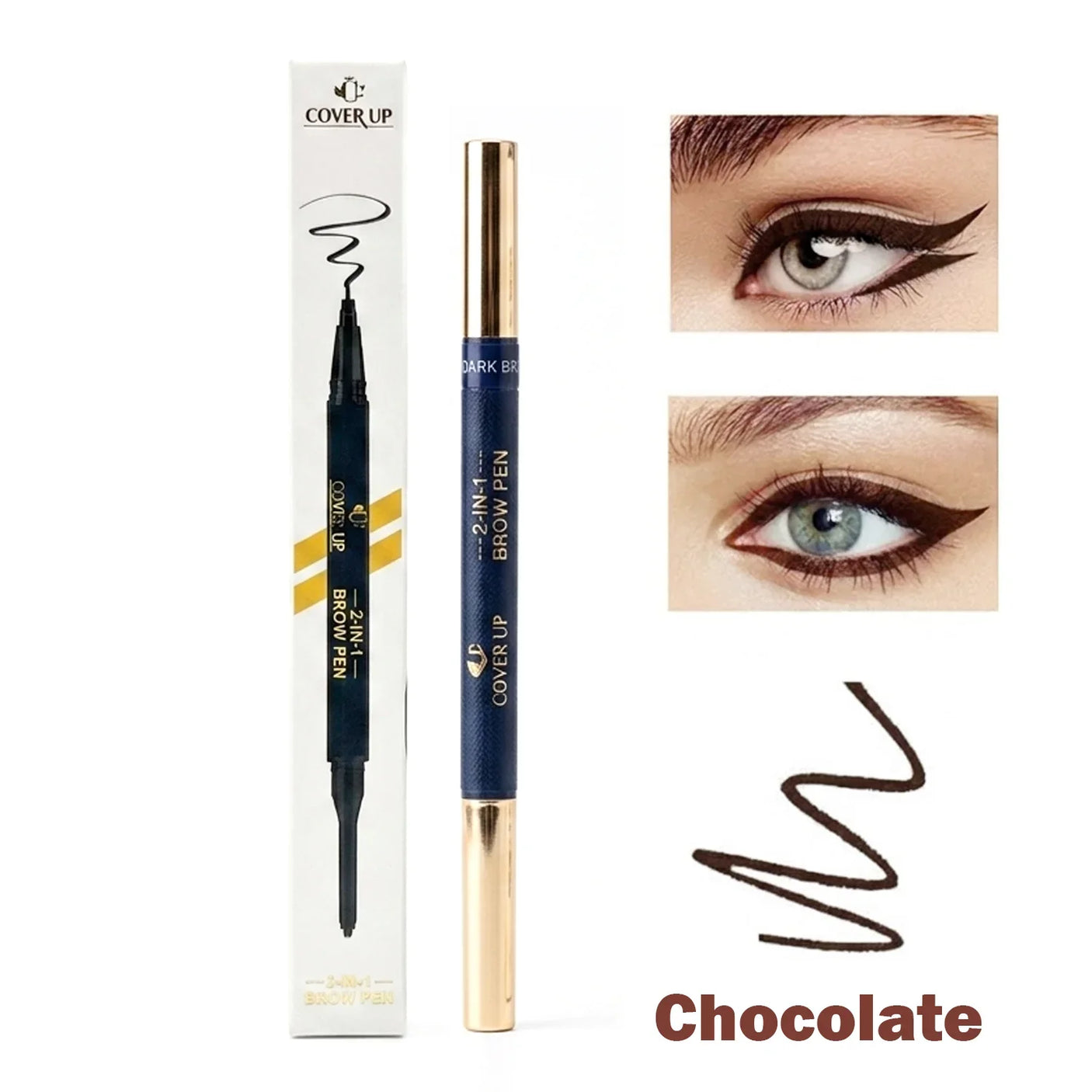 Cover Up 2 In 1 Brow Pen CUB-001