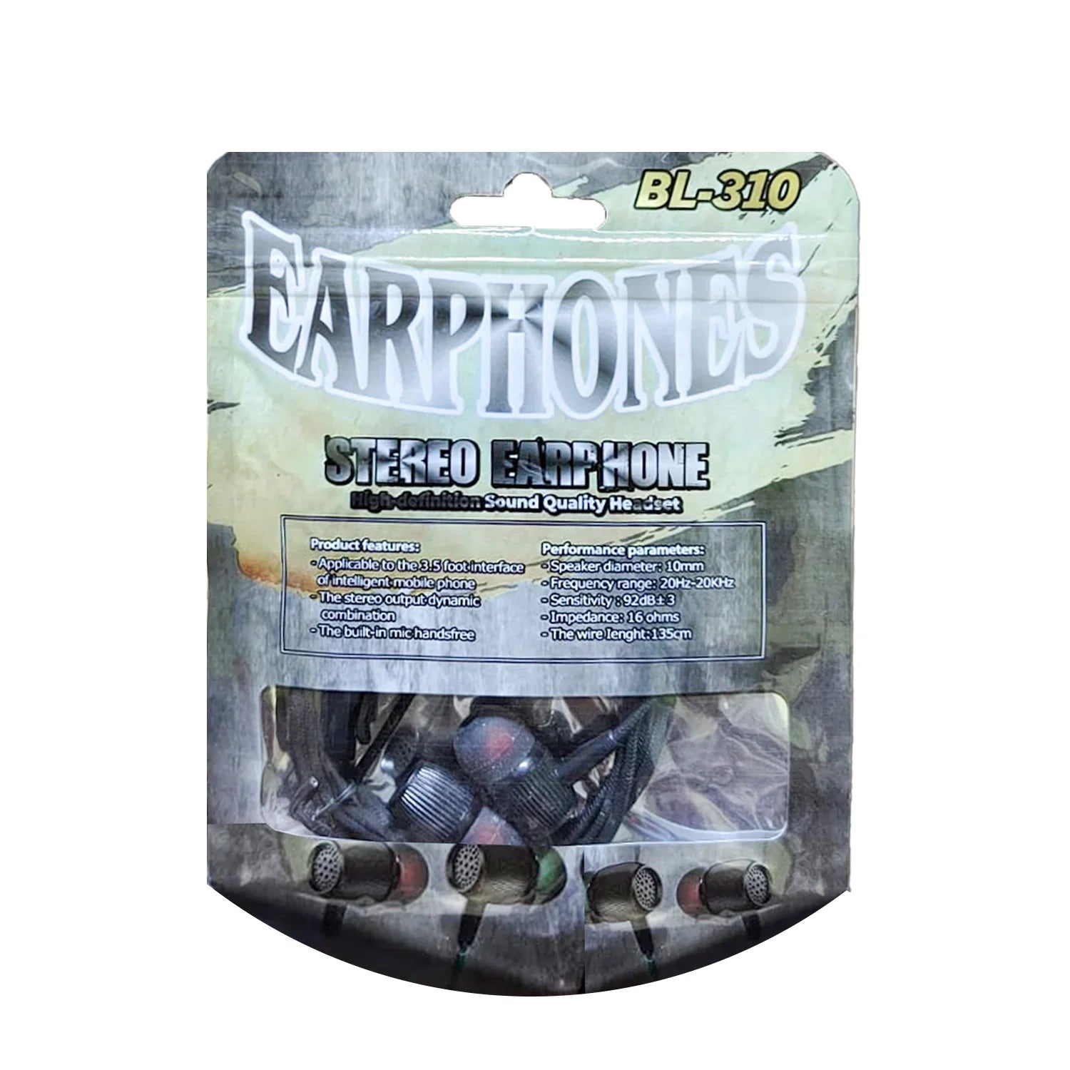 High Definition Stereo Earphone BL-310