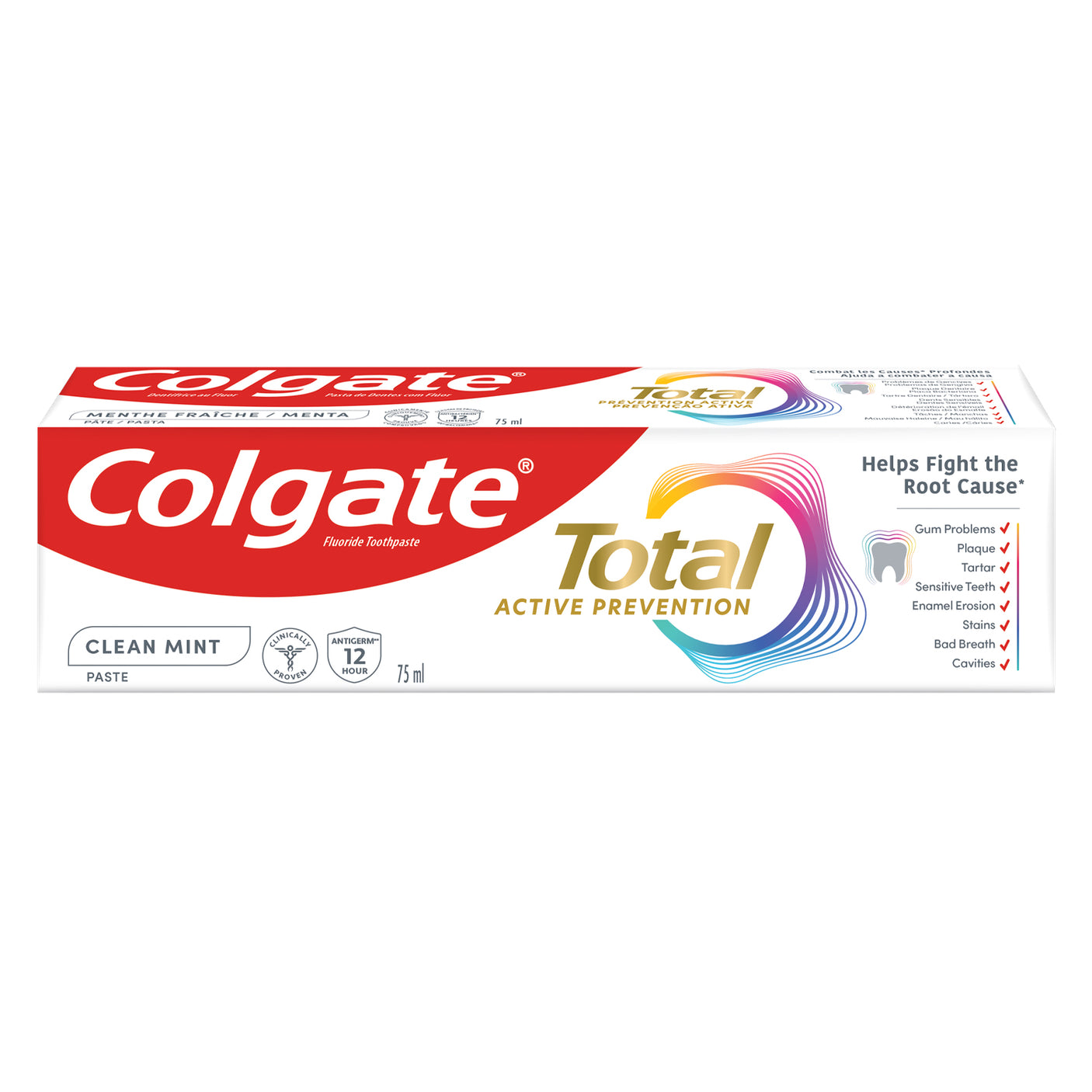 Colgate Total Active Protection Clean Mint Toothpaste - 75ml