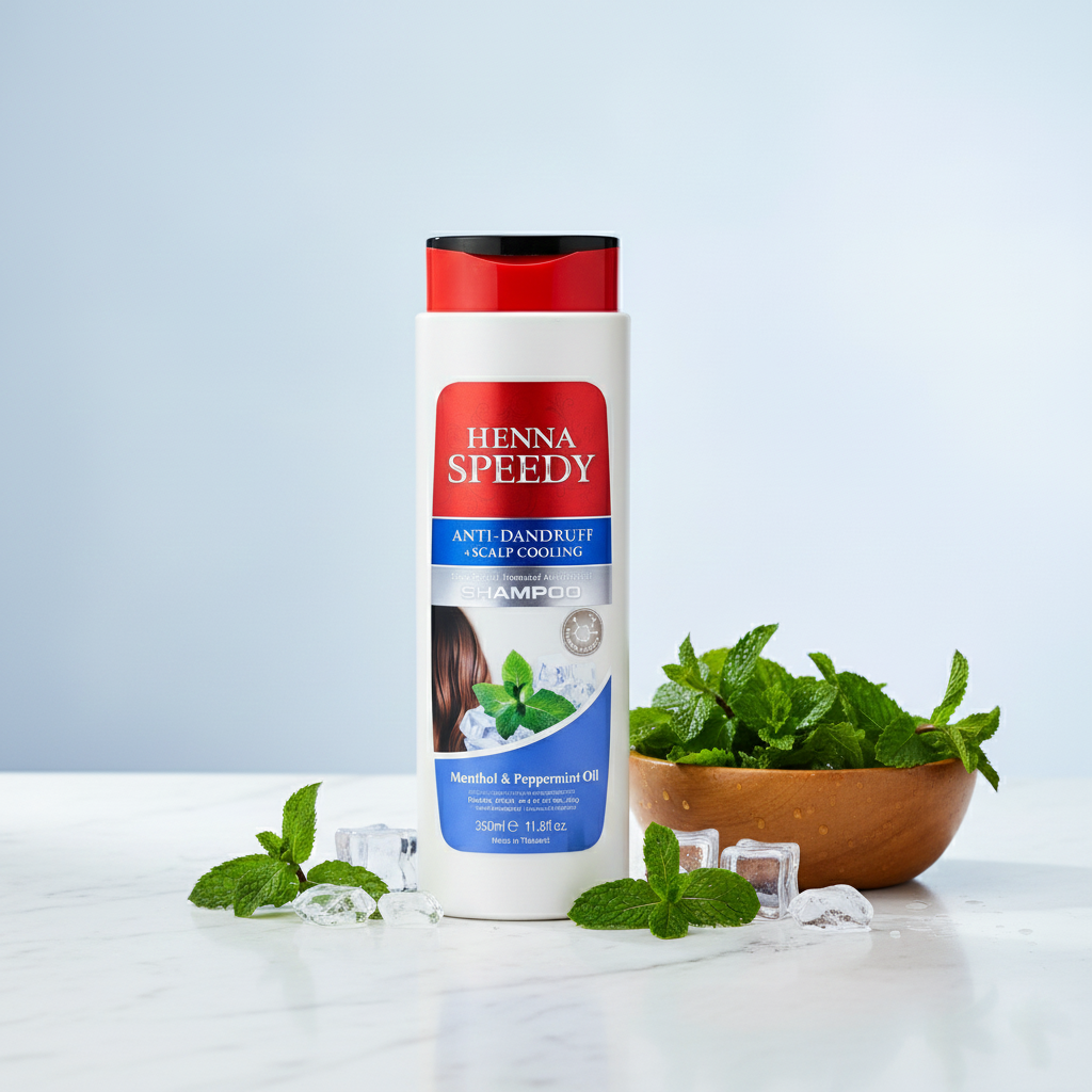 Henna Speedy Anti-Dandruff +Scalp Cooling Shampoo - 350ml