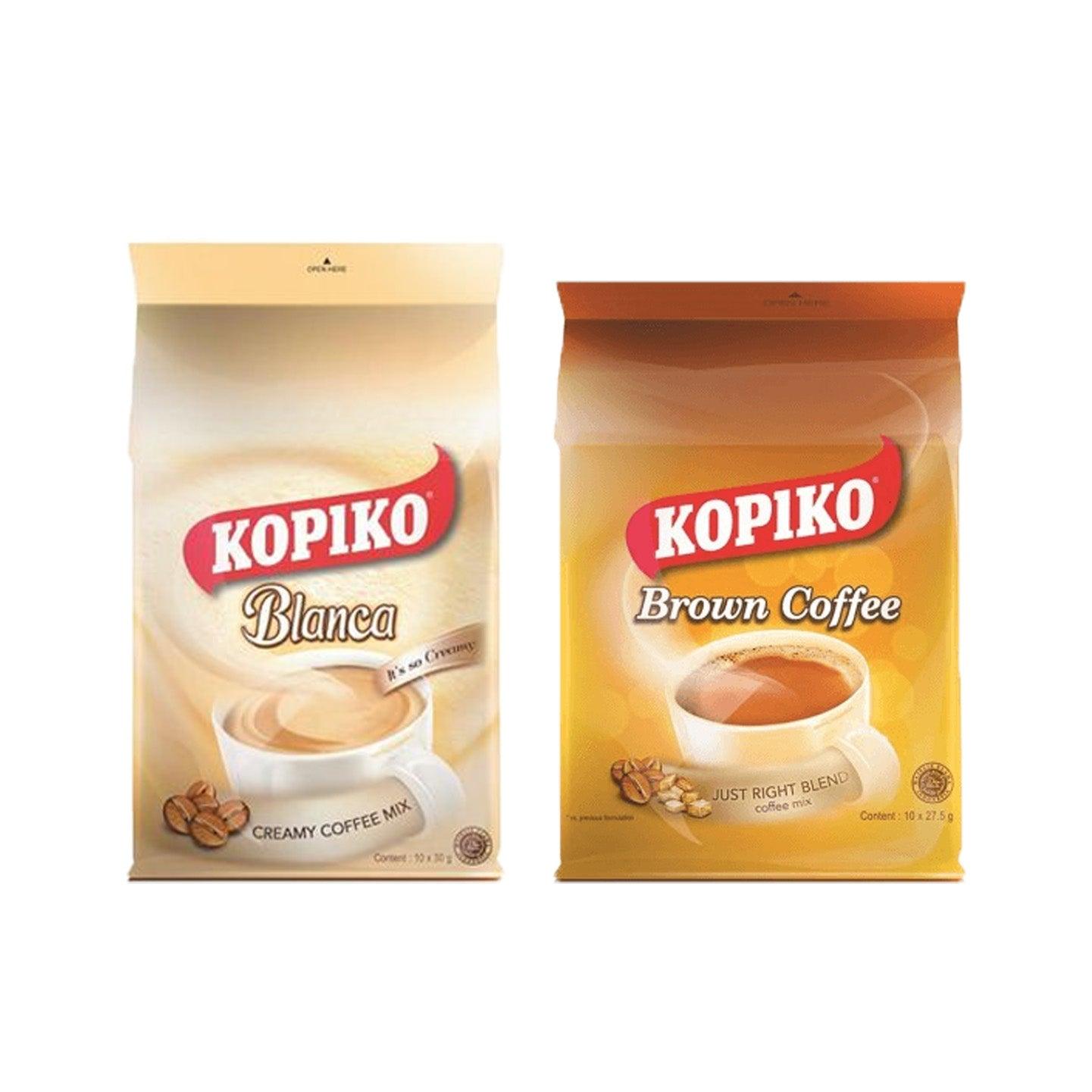 Kopiko Blanca Hanger + Brown Coffee 2 Pcs x 300g (Offer)