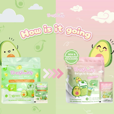 Freshies Avocado Milk - 21g × 10 Sachets