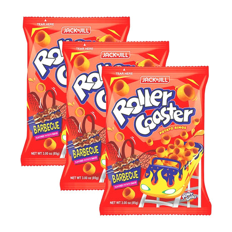 Jack 'n Jill Roller Coaster Potato Rings Barbecue - 85g (2+1) Offer