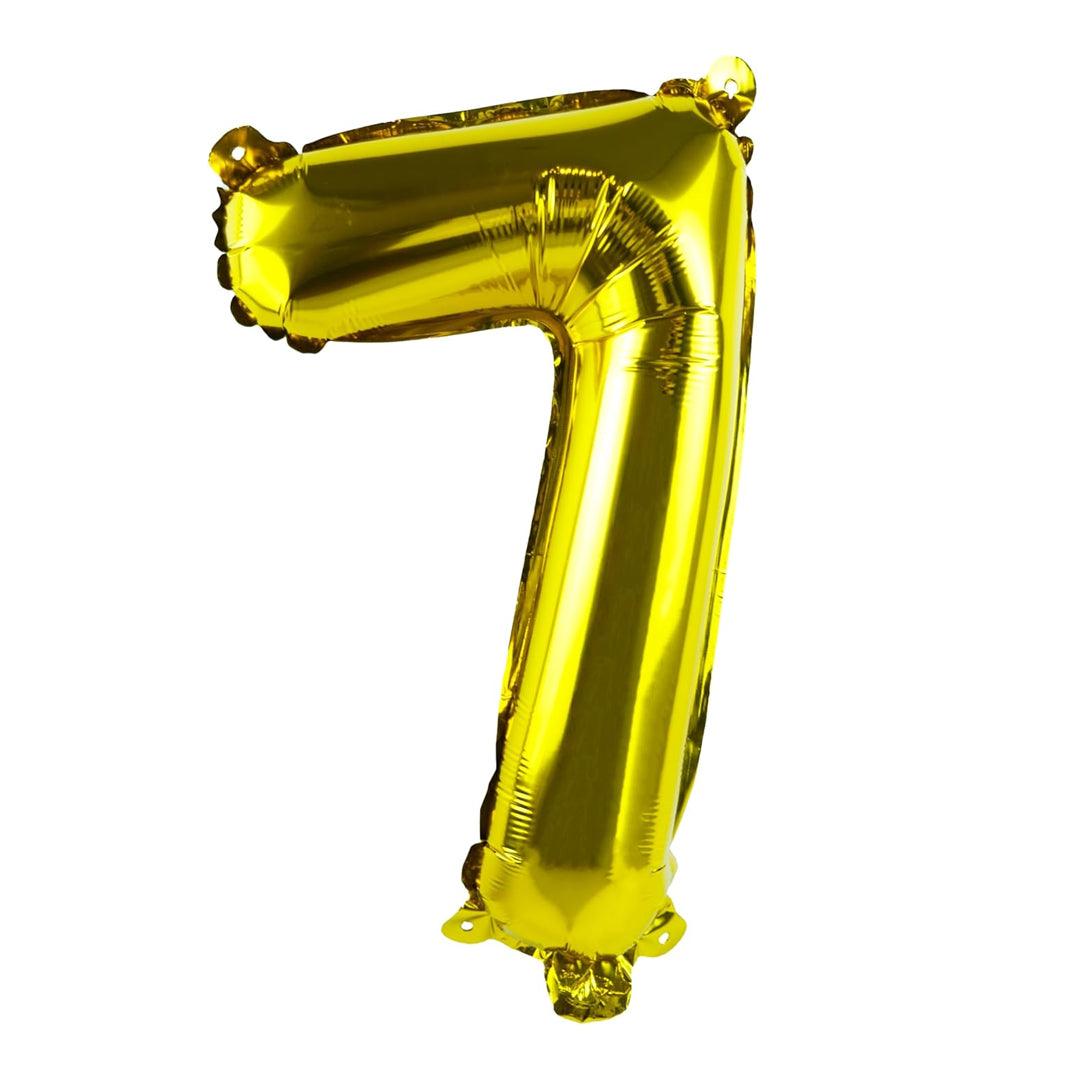Birthday Decoration Foil Balloon Number 7 - 40Cm