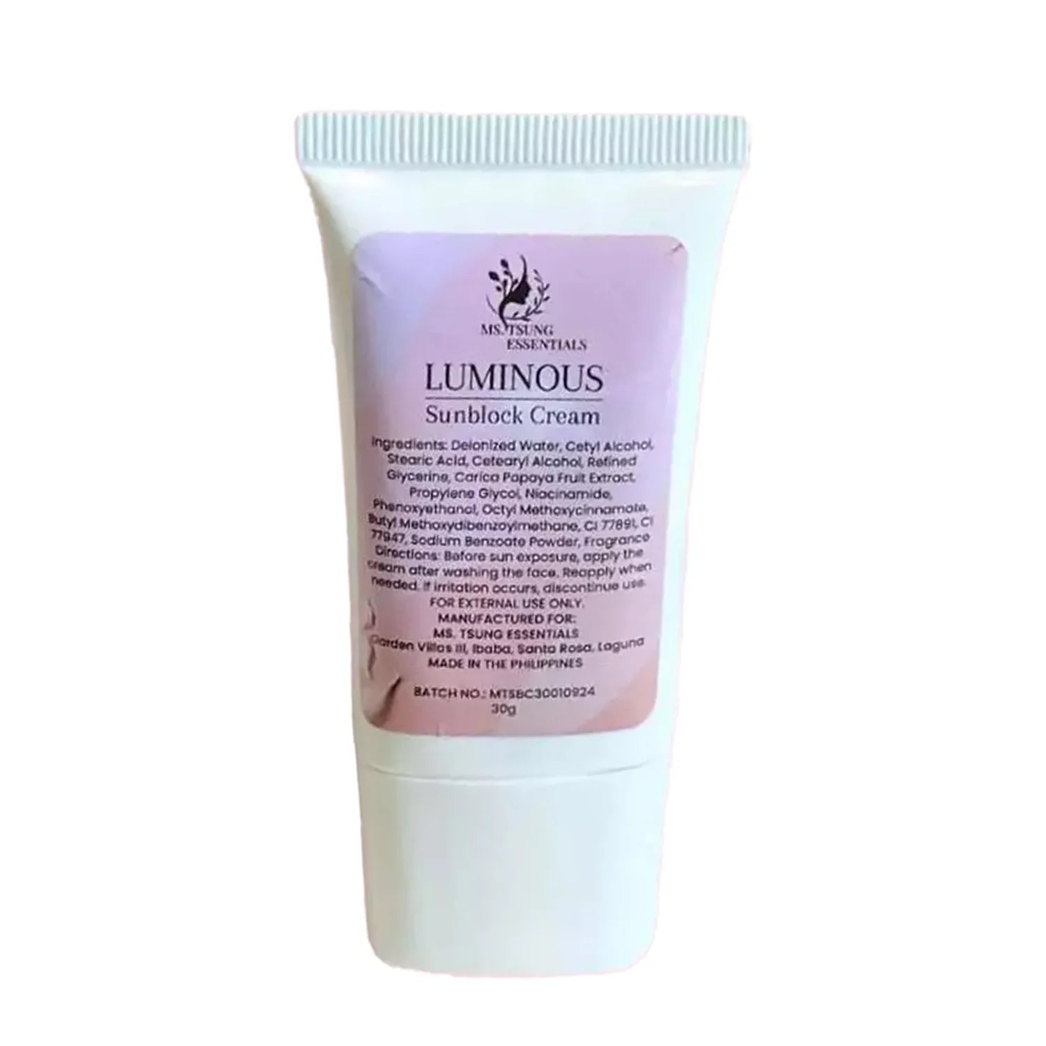 Ms. Tsung Essentials Luminous Sunblock SPF 30 - 30g