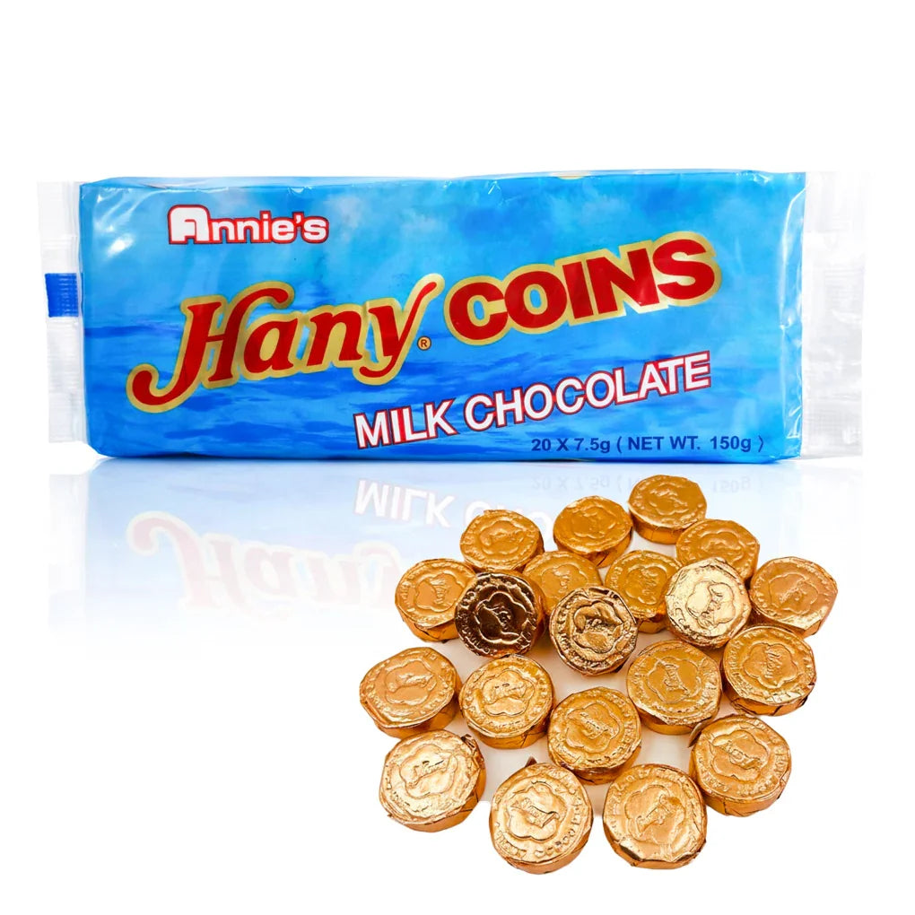 Annie's Hany Coins Milk Chocolate - 20 × 7.5g