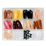 Nails Decoration 3D Multi Shapes Fake Nails