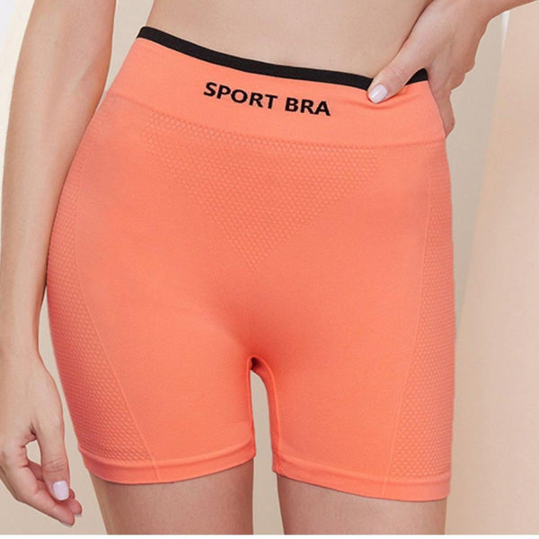 High Elastic Sports Shorts Fitness Workout Slim Shorts - 6757#