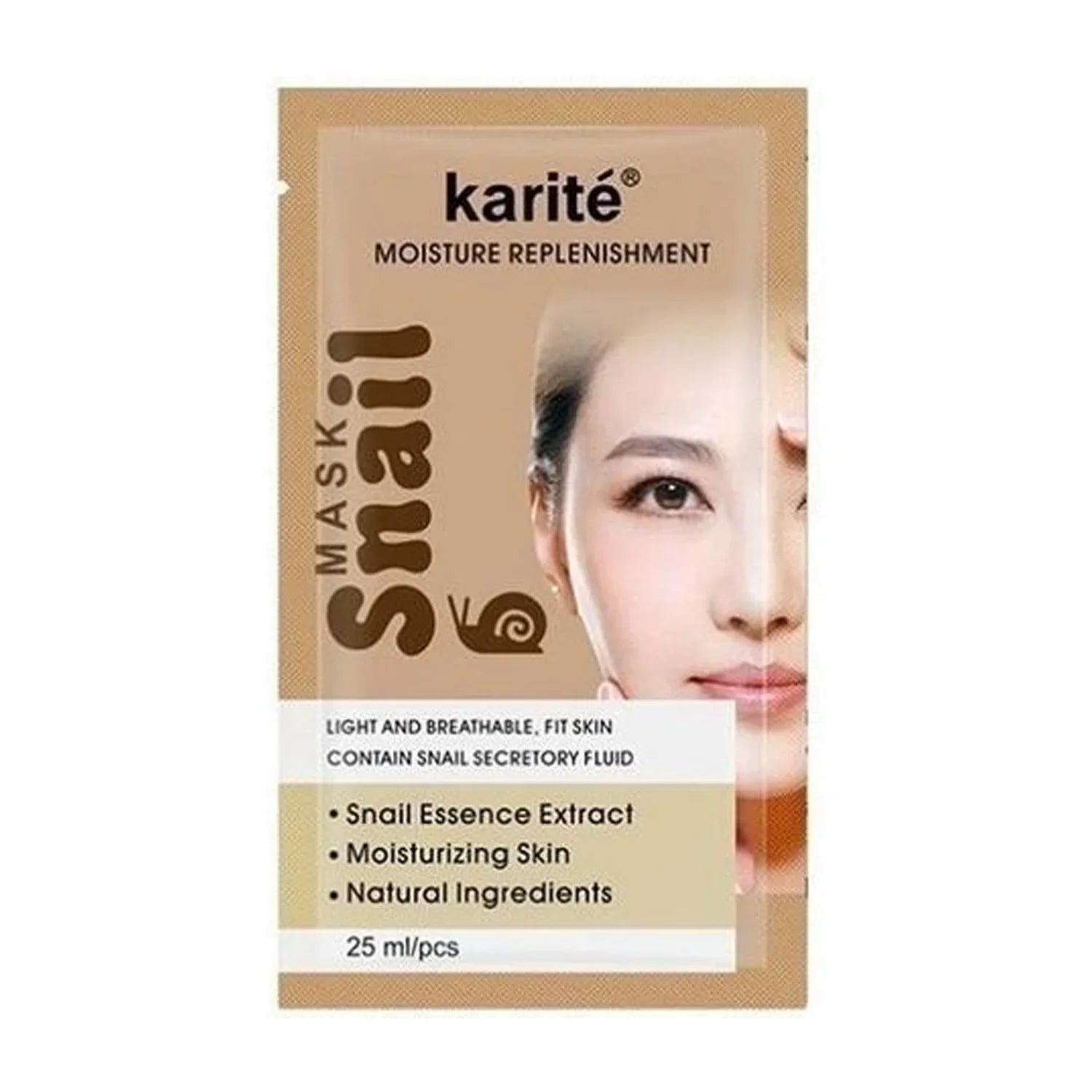 Karite Moisture Replenishment Snail Face Mask - 25ml