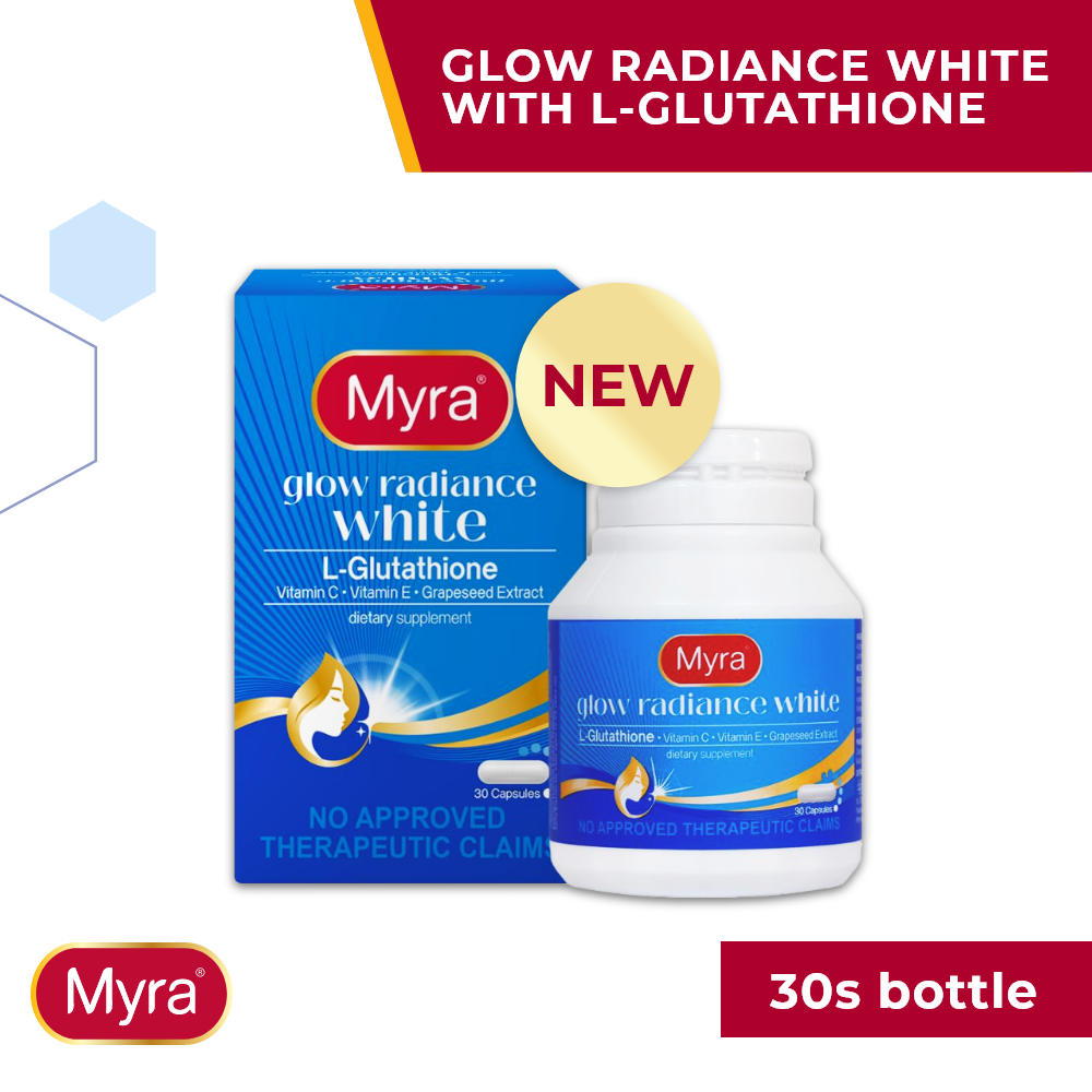 Myra Glow Radiance White Caps - 30's