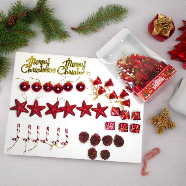 Christmas Decoration Kit Red - 0626