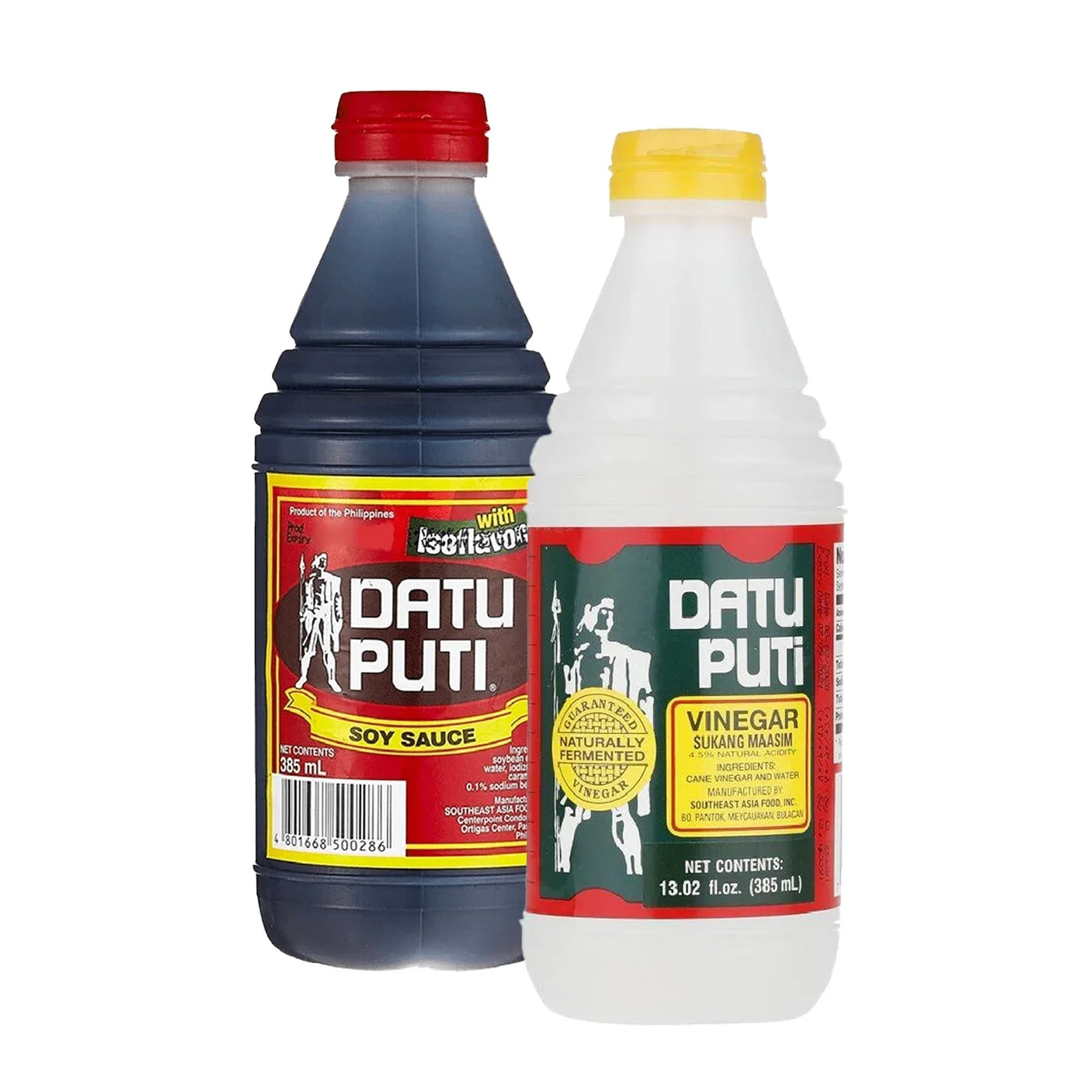 Datu Puti Vinegar + Soy Sauce - 385g × 2Pcs