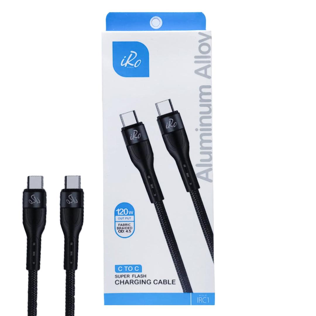 iRo 120W Type C To Type C Super Flash Charging Cable - IRC1