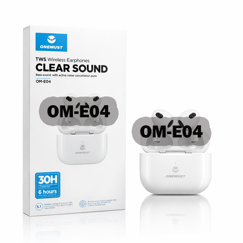 Onemust Clear Sound TWS Wireless Earbuds OM-E04