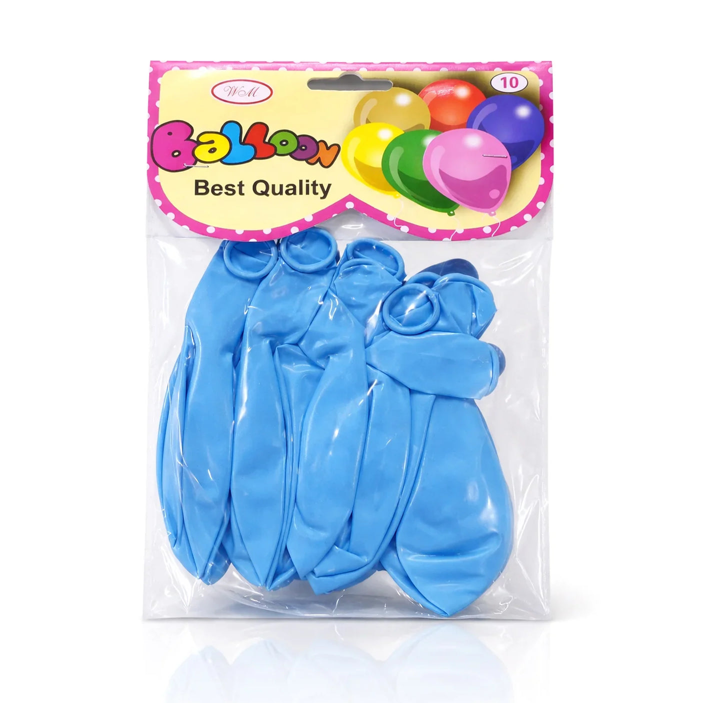 Birthday Party Decoration Balloons Blue - 10 Pcs