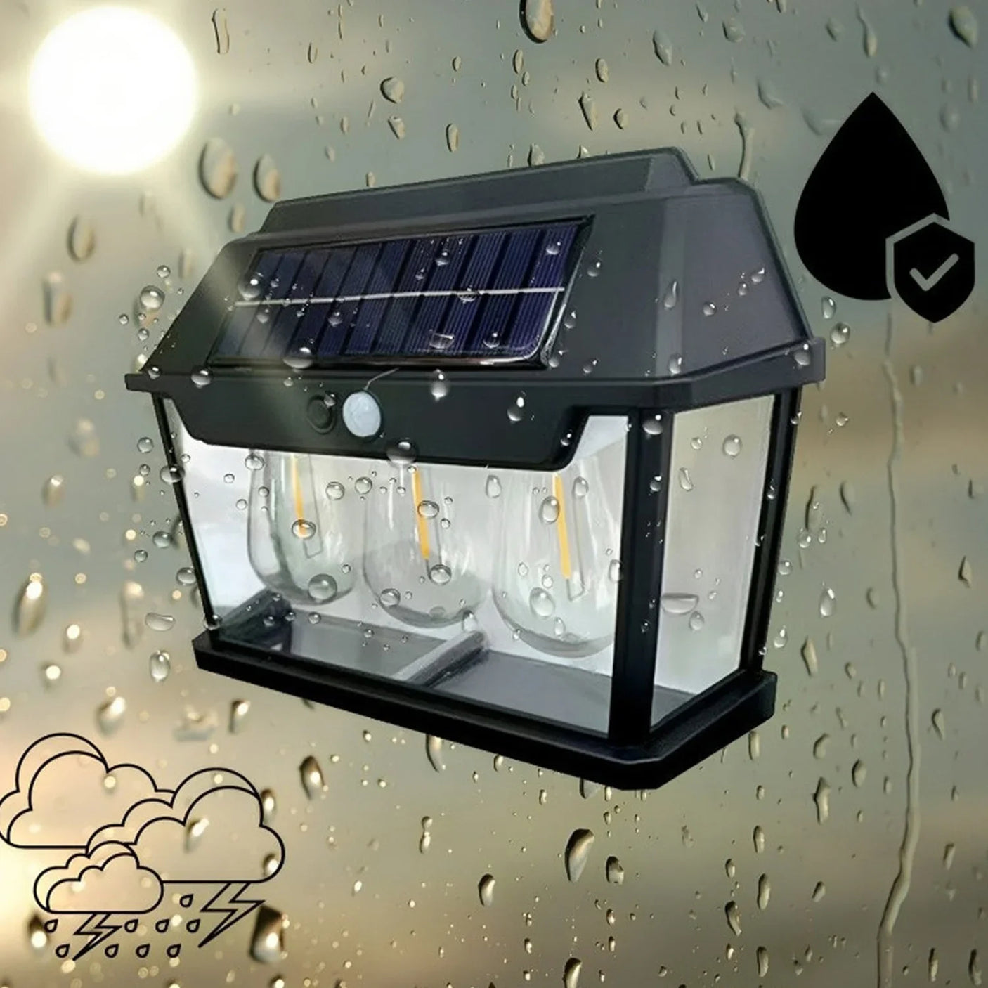 Solar Interaction 3BULB Wall Lamp BK-888-3