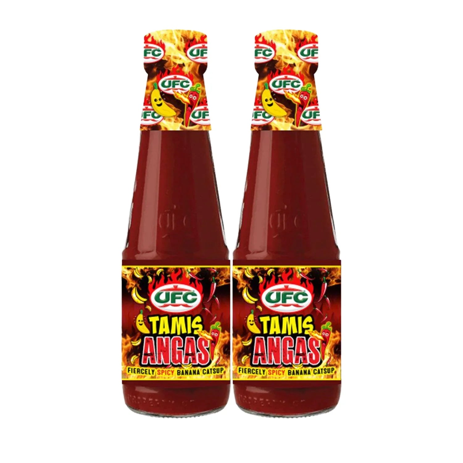 UFC تاميس أنجاس كاتشب الموز الحار - 320 جرام × 2 قطعة (عرض)
