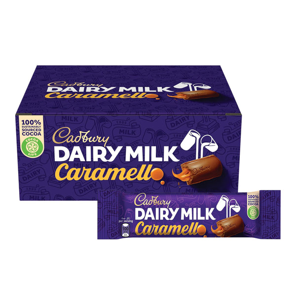 Cadbury Dairy Milk Caramello Milk Chocolate - 40g × 12 Pcs