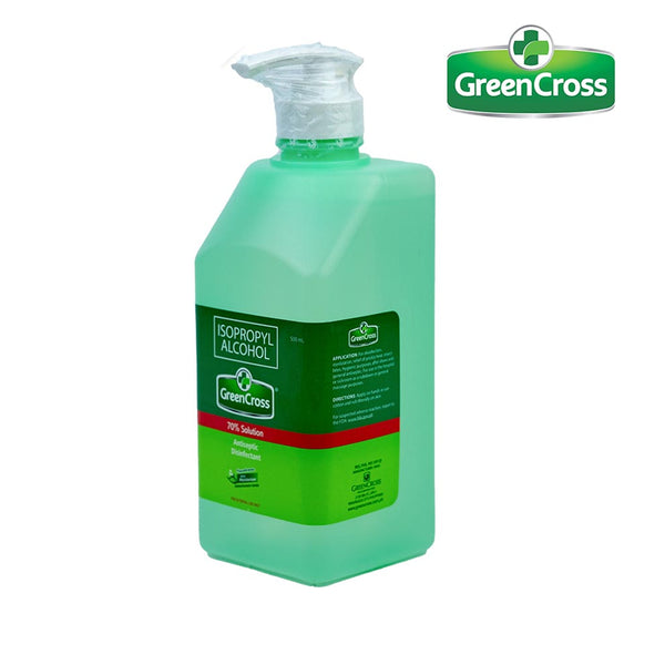 Green Cross Isopropyl Alcohol Solution With Moisturizer - 500ml (Pump)