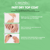 Caronia Nail Care Fast-Dry Top Coat - 30ml
