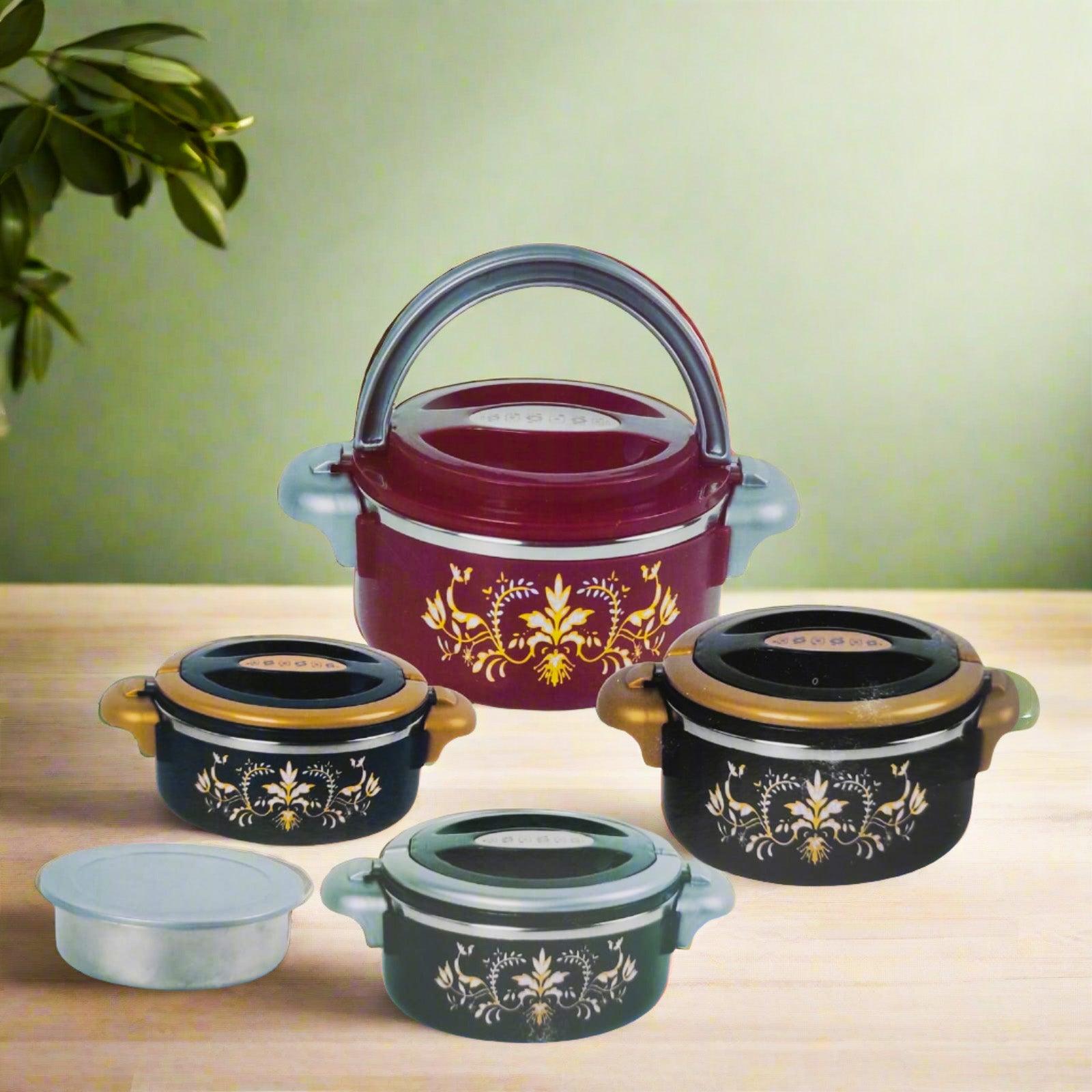 Insulated Hot Pot Dishes Food Warmer Container - 5 Pcs Set