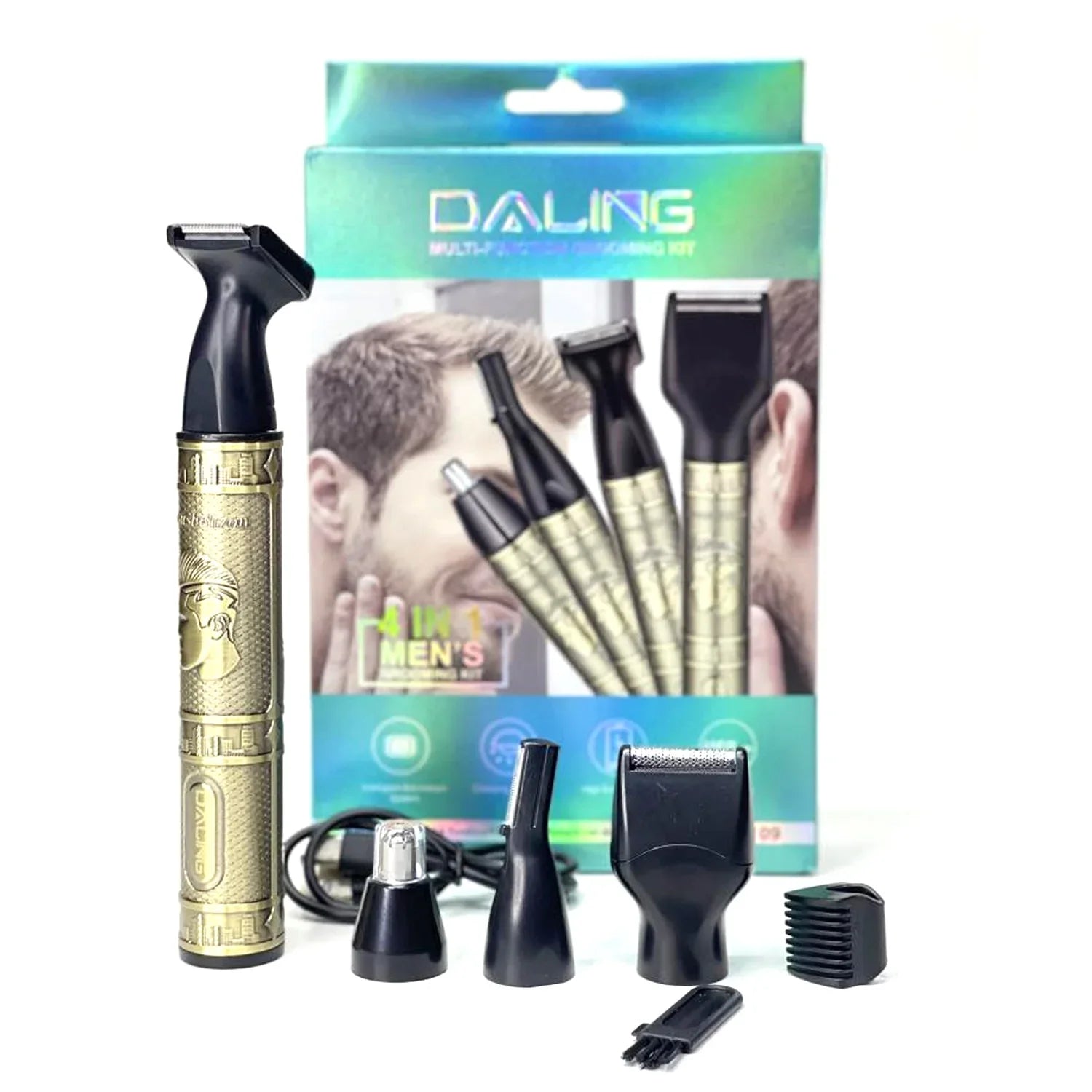 Daling Multi Function 4 in 1 Men's Grooming Kit DL-7109
