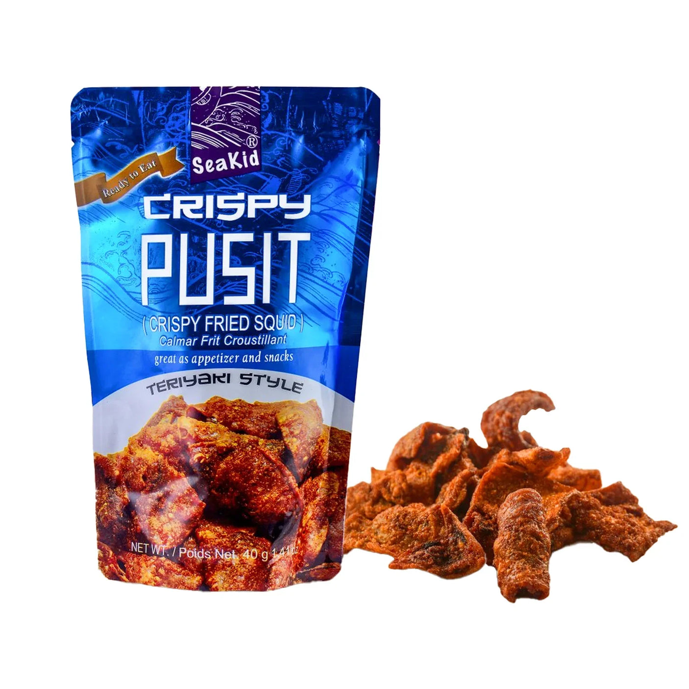 Seakid Crispy Pusit In Teriyaki Style - 40g