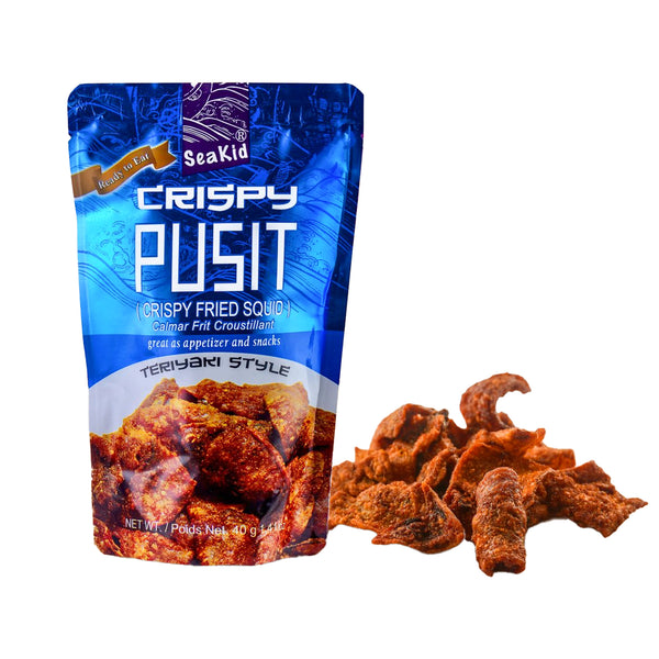 Seakid Crispy Pusit In Teriyaki Style - 40g