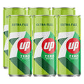 7Up Zero Sugar Extra Fizz Soft Drink - 250ml (5+1) Offer