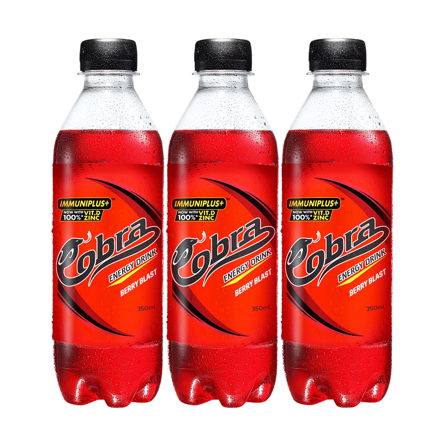Cobra Original Berry Blast Energy Drink - 350ml × 3Pcs (Offer)