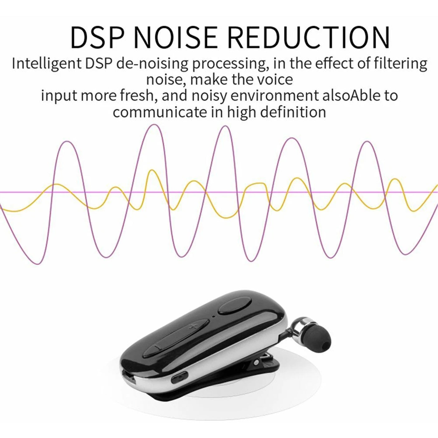 Handsfree Clip On Multifunctional Headset ART-K36