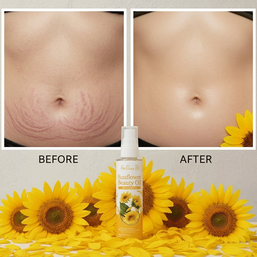 Her Choice PH Sunflower Beauty Oil with Kojic Acid - 100ml