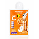 Kiss Beauty Vitamin C+ Antioxidant Radiance Face Mask - 30ml (3+1) Offer