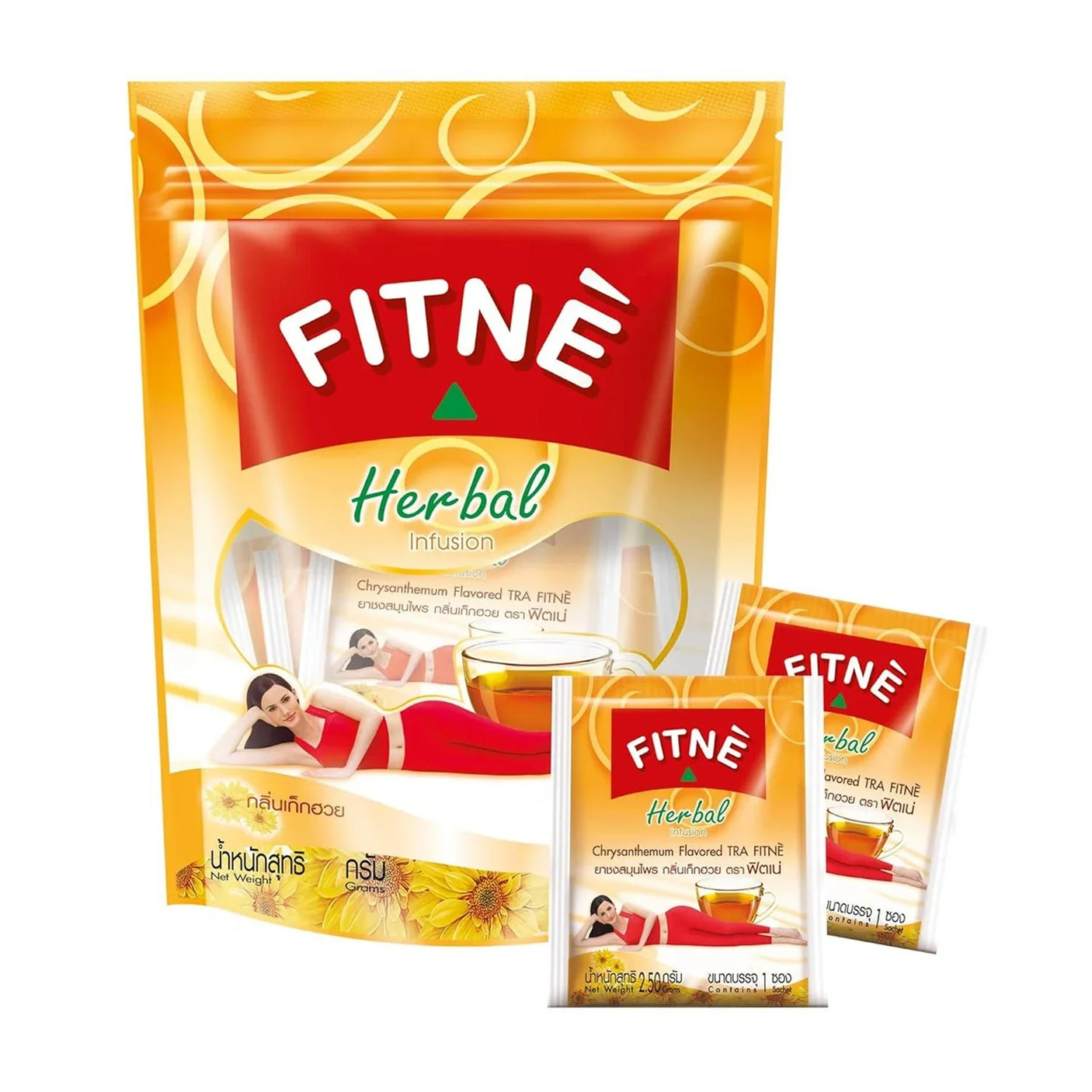 Fitne Herbal Infusion Chrysanthemum Flavored Tea - 2.5g × 15 Sachets