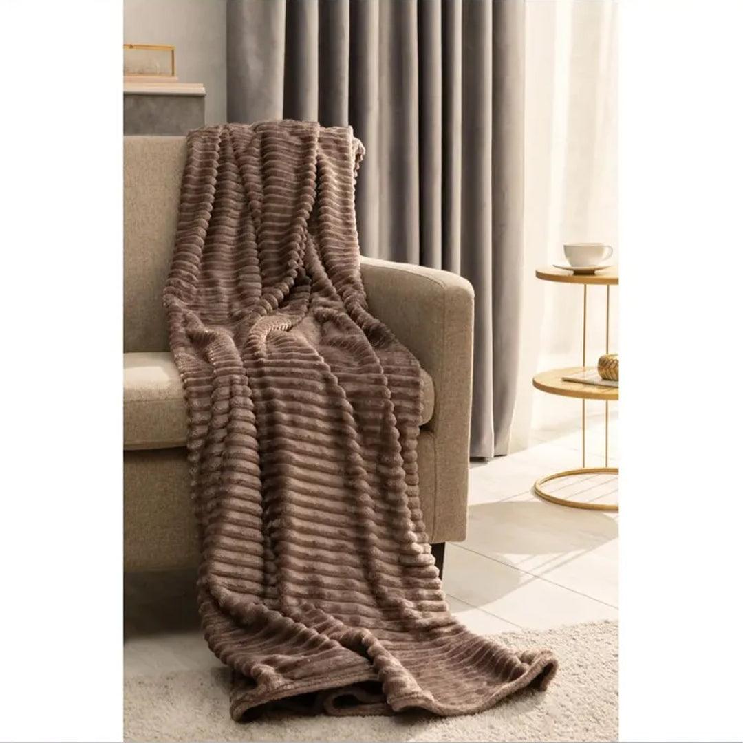 بطانية فلانل مفردة متعددة الألوان 200 × 240