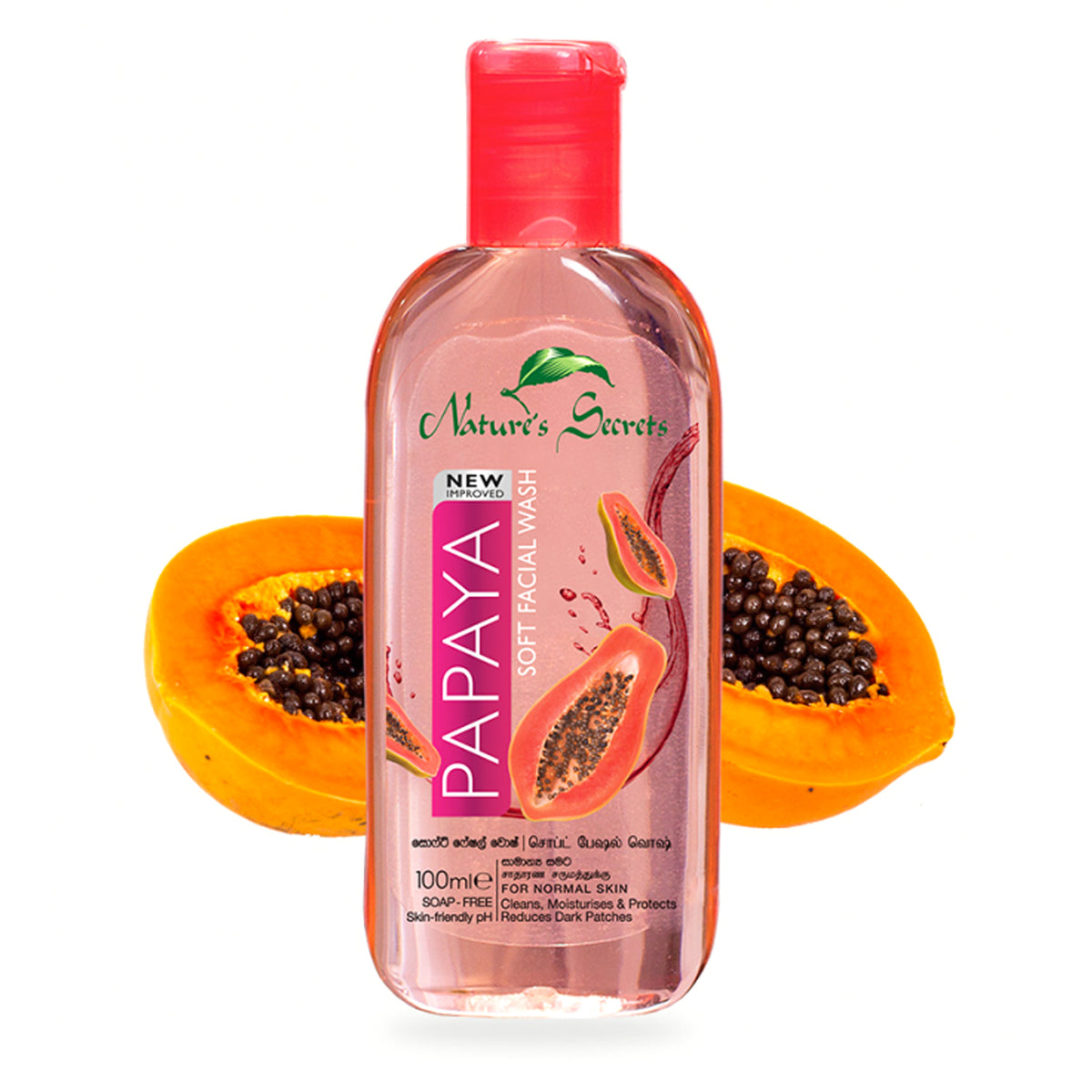 Nature's Secrets Papaya Soft Facial Wash - 100ml